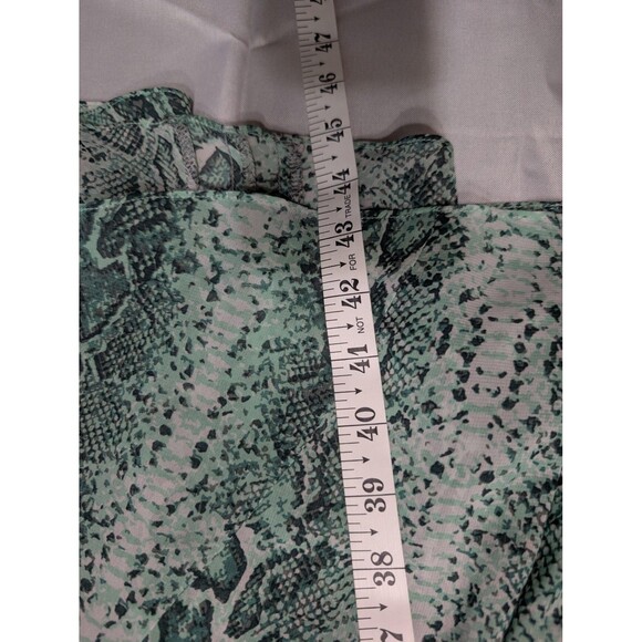 Show Me Your Mumu Green Snake Print Maxi Skirt Medium - Picture 5 of 6